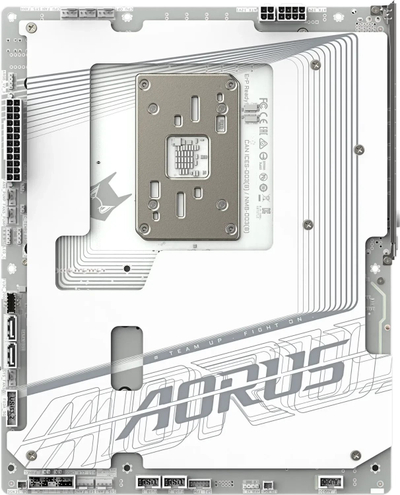 Motherboard GIGABYTE X870 AORUS STEALTH ICE, AMD Ryzen 9000, DDR5, PCIe 5.0, e bardhë
