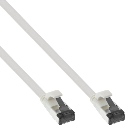 Kabllo rrjeti InLine Flat, Cat 8.1 U/FTP, 1m, e bardhë