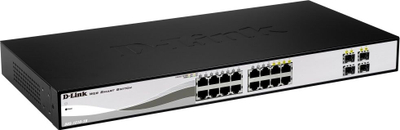 Switch rrjeti D-Link DGS-1210-16, 16 porta Gigabit, menaxhues