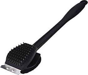 Четка за чистење за скара Vaggan 3 во 1, 38 cm, црна