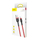 Kabllo USB Baseus USB A në Lightning, 0.5 m, 2.4A, e kuqe