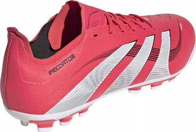 Këpucë futbolli Adidas Predator League AG M ID3837, për bar të gjallë dhe tapet artificial, të kuqe