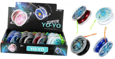 Lodër yo-yo Mega Creative 572596, me drita, 6cm, shumëngjyrëshe
