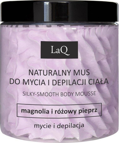 Shkumë trupi LaQ Kitty Magnolia, për larje dhe depilim, 250ml