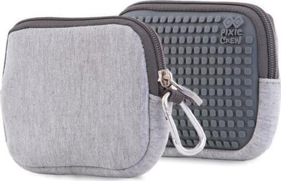 Çantë ruajtëse Pixie Crew Storage Pouch, panel silikoni, 15 cm, gri