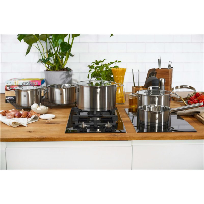 Set tenxhere kuzhine Zwilling TrueFlow, 4 pjesë, inox, me kapakë xhami