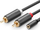 Kabllo Ugreen (UGR541BLK) Jack 3.5mm - RCA (Cinch), 3m, e zezë