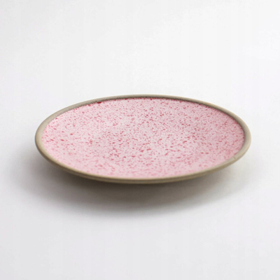 Pjatë e sheshtë porcelani X-10, 21 cm, 1 copë, rozë