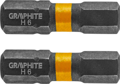 Set maja për turiele Graphite HEX6, 25 mm, 2 copë