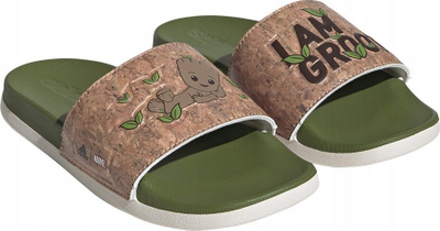 Shapka kalamajsh Adidas Adilette Comfort Jr ID8029, rrëshqitëse, jeshile