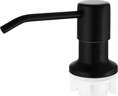 Dispenser për lavaman AG932, 300 ml, vendoset te lavamani, i zi