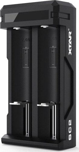 Karikues baterish Xtar SC2, 2 vende, 12V