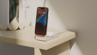 Karikues me valë Native Union Rise 2 in 1, Qi2, për iPhone dhe AirPods, ngjyrë rërë