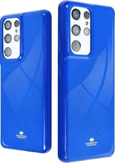 Kllëf telefoni Mercury Jelly Samsung M13 4G M135 A13 5G A136, fleksibël, me shkëlqim, blu