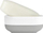 Sapunore Joseph Joseph Slim Standing Soap Dish, plastike, kundra rrëshqitjes, e bardhë me gri