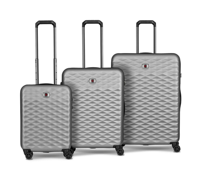 Set valixhe Wenger Lumen hardside, argjendtë