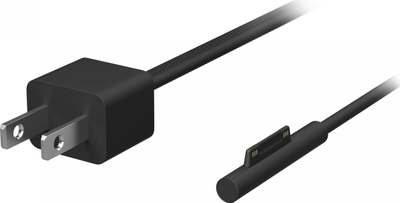 Karikues Microsoft Surface 65W, me port USB, për laptop e tablet, ngjyrë e zezë