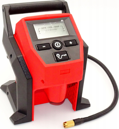 Kompresor ajri për makinë Milwaukee M12 BI-0, 12V, pa bateri, i kuq