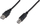 Kabllo USB Digitus AK-300102-030-S, USB A në USB B, 3 m, e zezë
