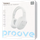 Kufje wireless Proove Tender 2 me aplikacion inteligjent (APP) dhe zë Hi-Fi premium, të bardha
