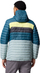 Jakë Columbia Powder Pass Hooded, najlon, me kapuç, blu, L