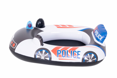 Varkë e fryme për kalamaj SUNCLUB Inflatable Police Boat, PVC, për moshën 3–4 vjeç, me shumë ngjyra
