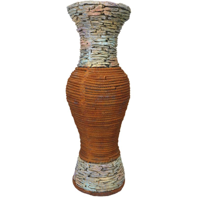 Vazo kopshti Saska Garden, 23.5x23x63.5cm, gri