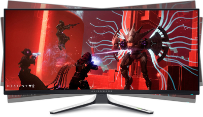 Гејминг монитор Dell Alienware AW3423DW, 34\", WQHD, QD OLED, црн
