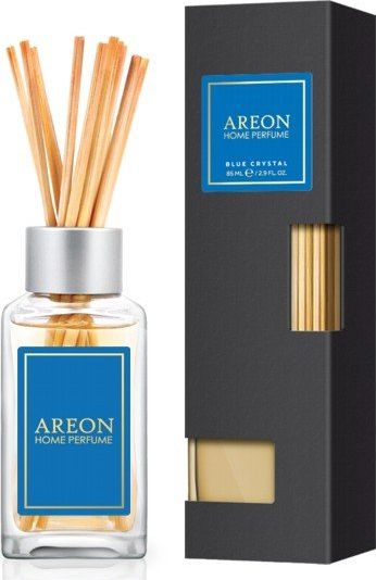 Difuzor arome Areon Home Nero Blue Crystal me shkopinj druri, 85 ml, i tejdukshëm