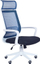 Karrige zyre ergonomike Office, shpinë rrjetë, lartësi e rregullueshme, blu me të zezë