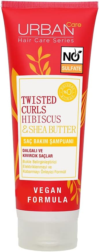 Shampo për fokë kaçurrela Urban Care, Hibiscus & Shea Butter, 250 ml