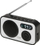 Radio portative Adler AD 1906, FM AM, LCD, e zezë