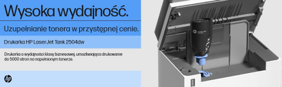 Printer lazer HP LaserJet Tank 2504dw, A4, WiFi, i bardhë