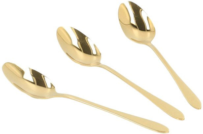 Set lugicash Homla STILO, 3 copë, çelik inox, ngjyrë ari