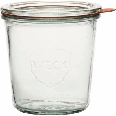 Set kavanozësh Weck Canning Jar Tray, 580 ml, 4 copë, transparent
