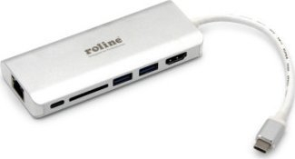 Docking station për notebook Roline 12.02.1037, USB 3.0 3.1, i zi