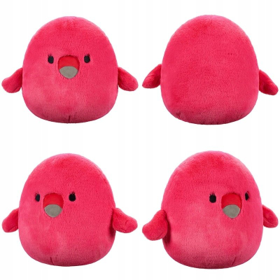 Плюш играчка Сквишмелос Фазамелос Фламенго Куки, 30 cm, розова