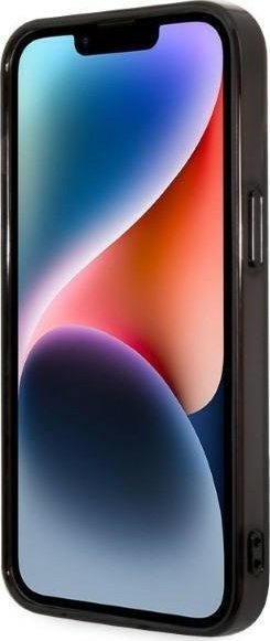 Kapak telefoni Karl Lagerfeld Ikonik Karl &amp; Choupette, për iPhone 14 Plus 6.7\", hardcase, gradient i zi