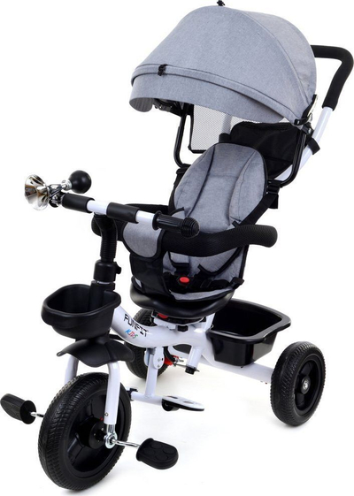 Karrocë Twist Funfit Tricycle, e hirtë
