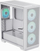 Kuti kompjutri AeroCool APNX C1, MIDI Tower, MicroATX / Mini ITX, e bardhë