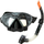 Maskë noti AquaWave Dolphin JR SET e zezë-e hirtë (PLWAQWAKC0004)
