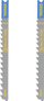 Teh sharre pendul IRWIN IW1014711 HCS, për dru 10-45mm, U-shank, paketim 2 copë