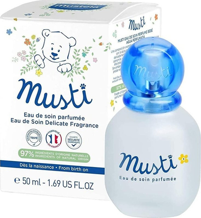 Ujë tualeti për bebe Mustela Musti, 50ml, pa alkool, transparent