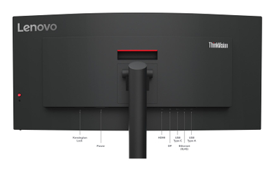 Закривен монитор Леново ТхинкВижн Т34w-30, 34\", 3440 x 1440, ИПС, црн