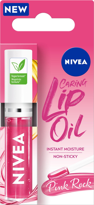 Vaj buzësh Nivea Pink Rock, 5.5 ml, rozë