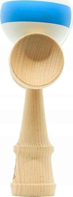 Lodër kendama YoYoFactory, dru, e bardhë me blu
