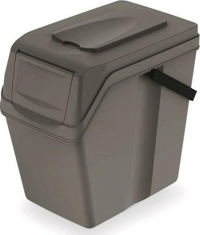 Kosh plehrash Sortibox II Wood Edition, 25L, efekt druri, kafe