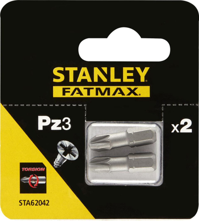 Turiela Stanley Torsion PZ3 x 25 mm, 2 copë (STA62042)