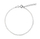 Byzylyk për femra Again Jewelry AJKNR004, i bardhë