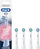 K глава заменлива Oral B iO Gentle Care, за чувствителни непца, 4 парчиња, бели